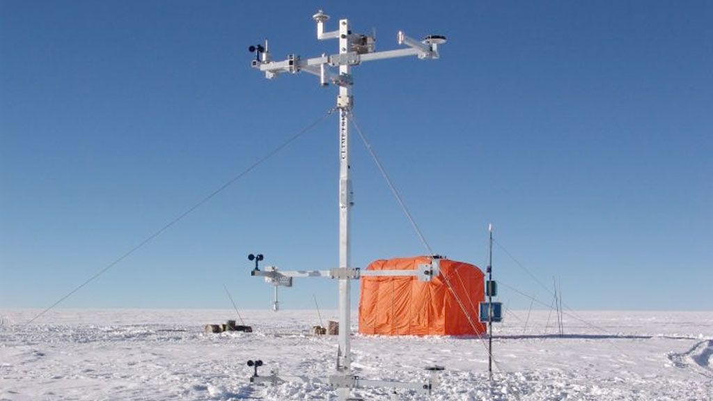 Automatic weather station at Dome A