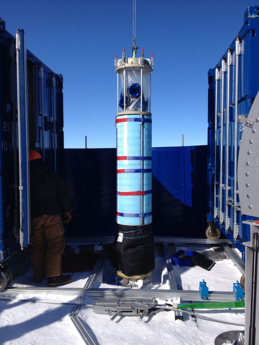 Drilling equipment - © Subglacial Lake Ellsworth Consortium