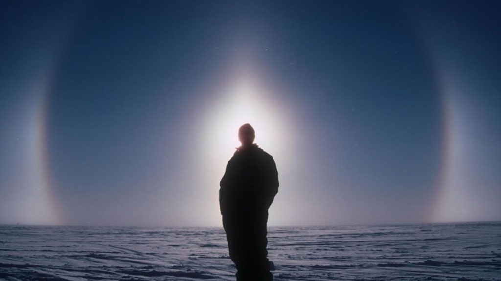 David Vaughan in the field in Antarctica