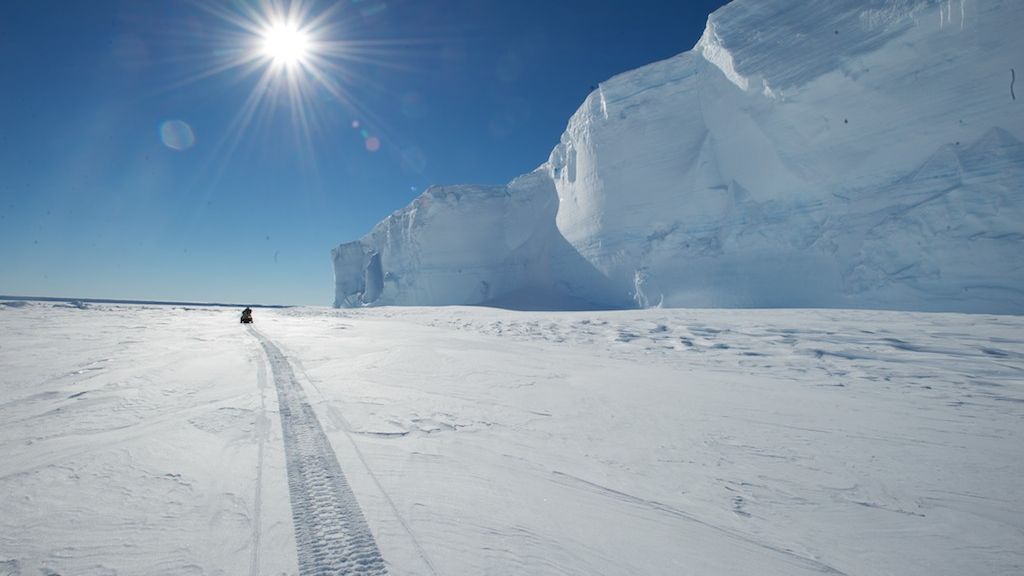 A view from the King Bauduoin Ice Shelf. - © International Polar Foundation